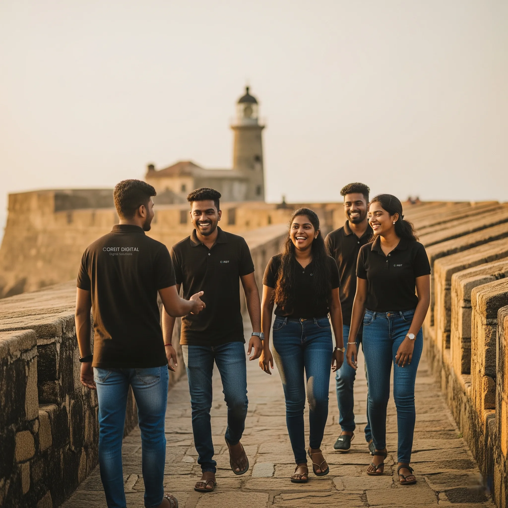 CoreIT team collaborating